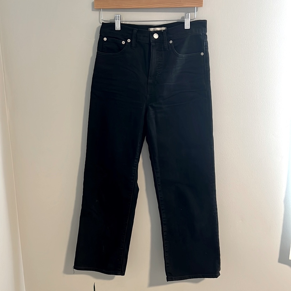 Madewell Slim Wide-Leg Crop Jeans